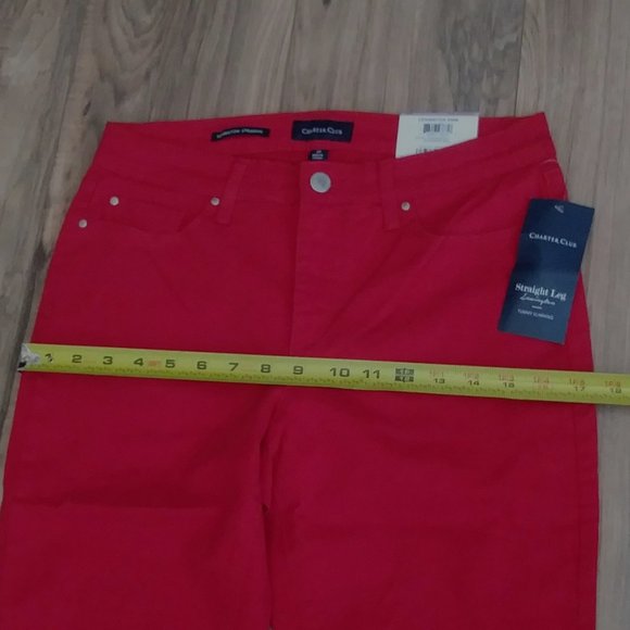 Charter Club Lexington pants Red Color, Size 6p - Picture 7 of 11